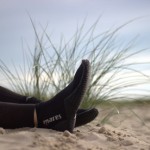 Mares Equator als Barfußschuhe Mares Equator am Strand, Erfahrungen, Test